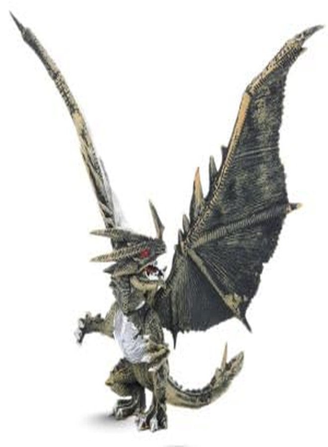 Mallexo 3D Realistic Flying Dragon Toy for Kids 3+ | 1PCS Dino Prehistoric Dragons Toys Action Dinosaur Figure Playset for Boys and Girls Birthday Gift for Children Education & Decor Item (Purple) - Image 1